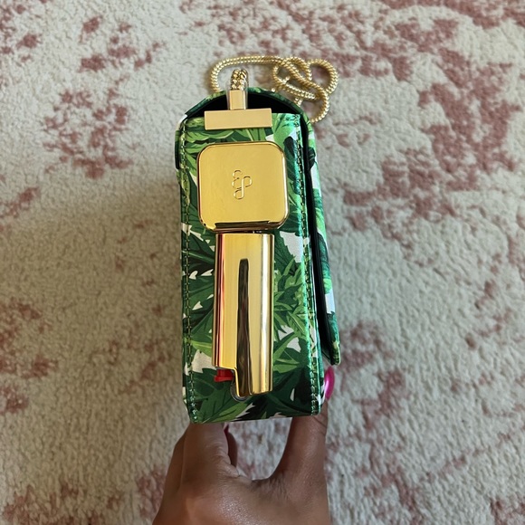 Sold Out Edie Parker Burn Bag in Weedie Leaf - Picture 4 of 5